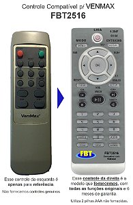 Controle Compatível P/ VENMAX FBT2516