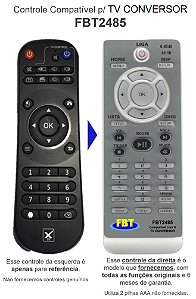 Controle Compatível P/ TV CONVERSOR FBT2485
