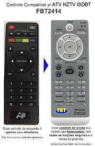 Controle Remoto Compatível p/ ATN NZTV ISDBT FBT2414