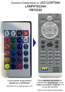 Controle Compatível P/ LED CORTINA LAMP/PISCINA FBT2332