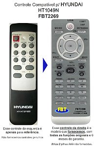 Controle Compatível P/ HYUNDAI HT1049N FBT2269