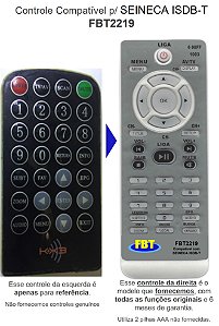 Controle Compatível P/ SEINECA ISDB-T FBT2219