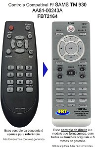 Controle Compatível P/ SAMS TM 930 AA81-00243A FBT2164