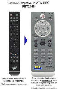Controle Compatível P/ ATN REC FBT2158
