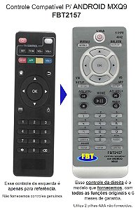 Controle Compatível P/ ANDROID MXQ9 FBT2157