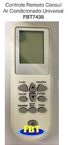 Controle Remoto Consul Ar Condicionado Universal FBT7438
