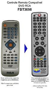 Controle Remoto Compatível DVD RCA FBT3056