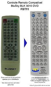 Controle Remoto Compatível p/ BLK 3010 DVD FBT11