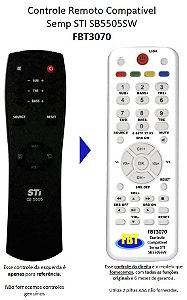 Controle Remoto Compatível p/ STI SRNDSOUND SB5505SW FBT3070