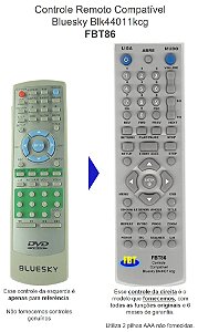 Controle Remoto Compatível p/ Blusky BLK4001KCG FBT86