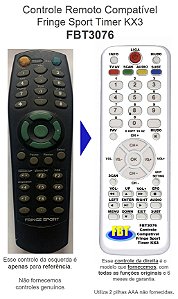 Controle Remoto Compatível p/ Fringe Sport Timer KX3 FBT3076