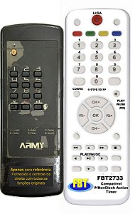 Controle Remoto Compatível Army BoxClock Action Timer FBT2733