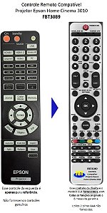 Controle Remoto Compatível Projetor Epson Home Cinema 3010 FBT3089