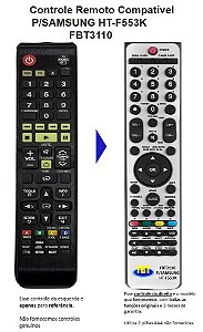 Controle Remoto Compatível Samsung HT-F553K FBT3110