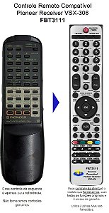 Controle Remoto Compatível Pioneer VSX-406 FBT3111