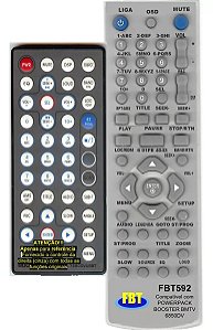Controle Compatível Com Powerpack Booster BDVM 6850DV BDVM8490 FBT592