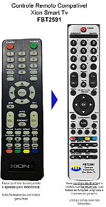 Controle Remoto Compatível c/ Xion Xi LED 32 Smart FBT2591