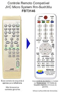 Controle Remoto Compatível JVC Micro System Rm-Suxh30u FBT3146