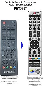 Controle Remoto Compatível Sate Tv A-DT32 FBT3157