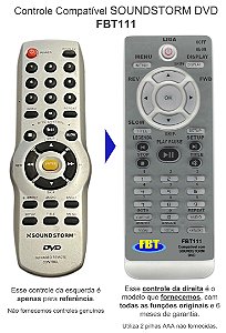 Controle Compatível C/ SoundStorm DVD FBT111