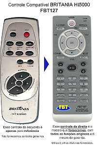 Controle Compatível C/ Britania HT5000 FBT127