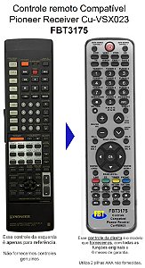 Controle Remoto Compatível Pioneer Receiver Cu-VSX023  FBT3175