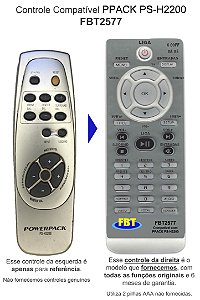 Controle Compatível PPack PS-H2200 FBT2577