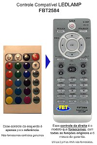 Controle Compatível LedLamp FBT2584