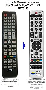 Controle Remoto Compatível Hye Smart Tv Hye50atuh(v2) FBT3183