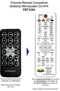 Controle Remoto Compatível Goldship Microsystem Cx1474 FBT3184