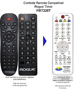 Controle Remoto Compatível Rogue Timer FBT3207
