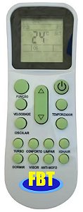 Controle Remoto Compatível  Ar Condicionado ELGIN FBT9202