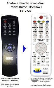 Controle Compatível TRONICS STANTON HT5508WT FBT2722