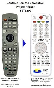 Controle Remoto Compatível Epson Projetor PowerLite G5900 EP-L735U FBT3209