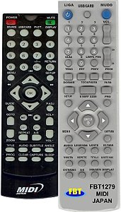 Controle Remoto Compatível com MIDI JAPAN FBT1279