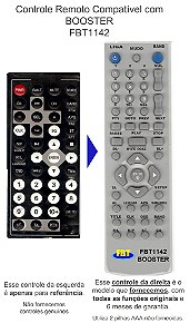 Controle Remoto Compatível com BOOSTER FBT1142