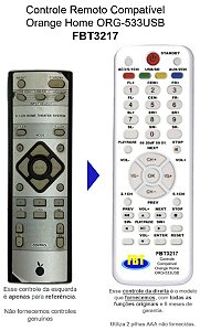 Controle Remoto Compatível Orange Home ORG-533USB FBT3217
