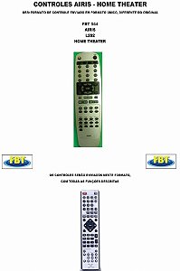 Controle Remoto Compatível - Home Theater Airis Amvox Auvi Bright Britânia Philco C3tech Cce