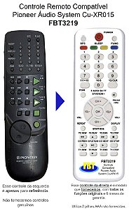 Controle Remoto Compatível Pioneer Audio System FBT3219