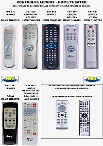 Controle Remoto Compatível - Home Theater Lenoxx Sound