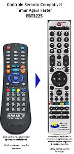 Controle Remoto Compatível Timer Again Faster FBT3225