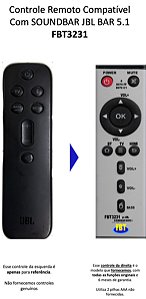 Controle Compatível Com Soundbar Jbl Bar 5.1 Fbt3231