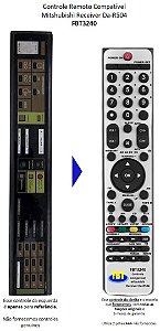 Controle Remoto Compatível Mitsubishi Receiver Da-R504 FBT3240