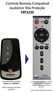 Controle Remoto Compatível TELA AUDIENCE FBT3238