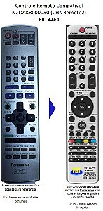 Controle Remoto Compatível N2QAKB000050 (CHK Remote2) FBT3254