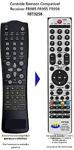 Controle Remoto Compatível Receiver Philips FR985 FR995 FR996 FBT3258