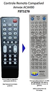 Controle Remoto Compatível Amvox ACA480 FBT3278