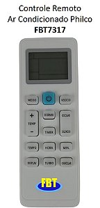 Controle Remoto Compatível Ar Condicionado Philco FBT7317