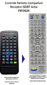 Controle Remoto Compatível Receptor ISDBT Actia FBT2624