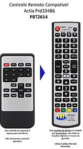 Controle Remoto Compatível p/ Actia PRD10486 FBT2614
